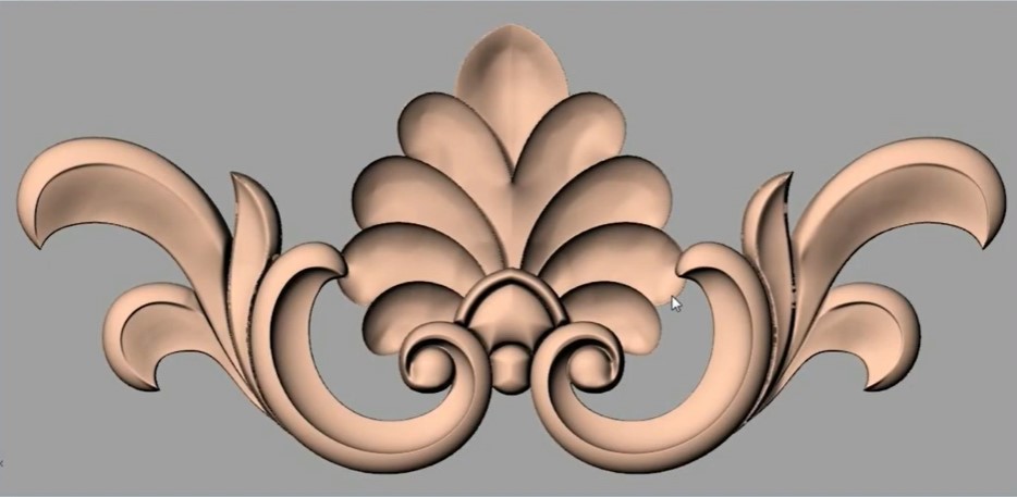 Premium 3D Rose CNC Relief