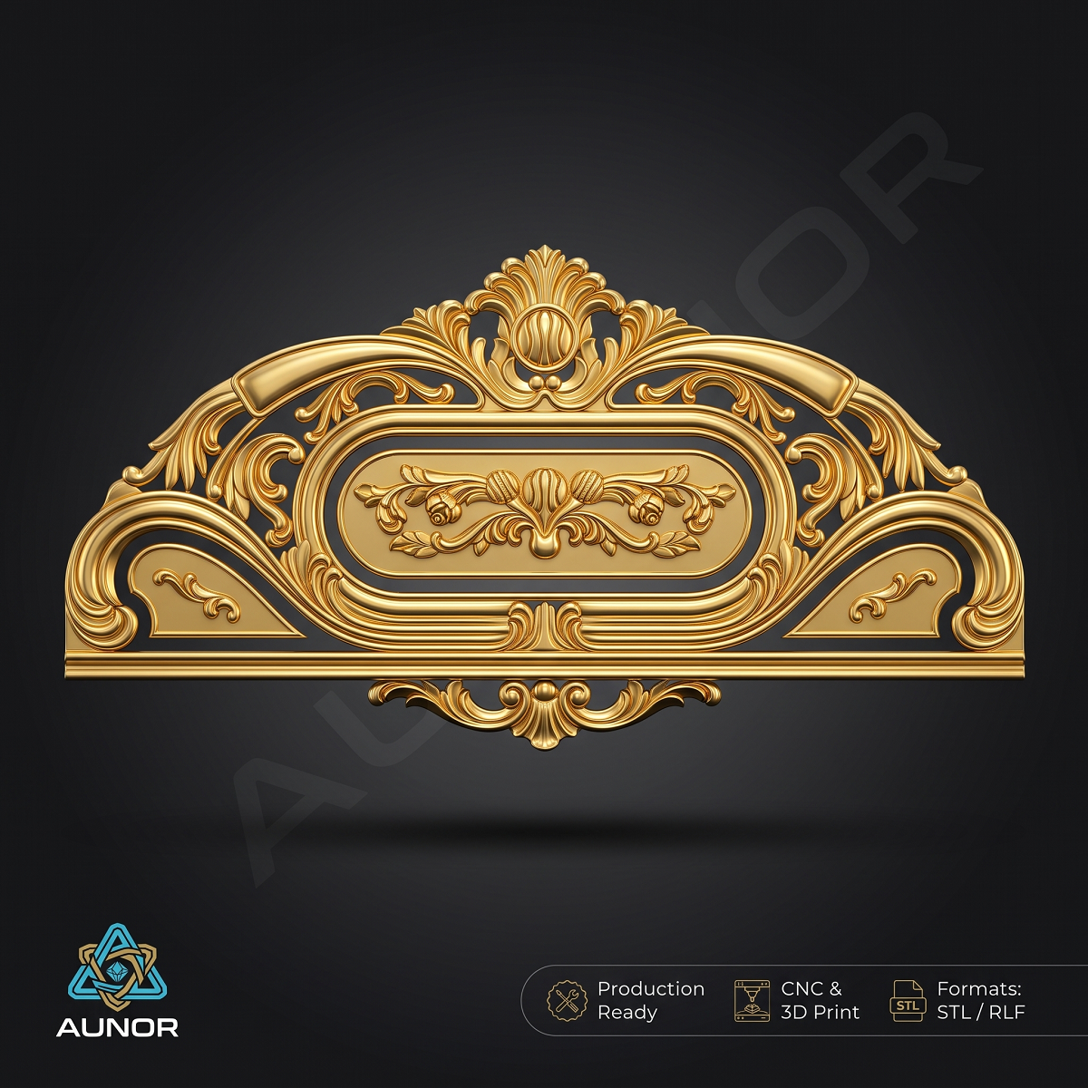 Exclusive 3D Lotus Panel Relief